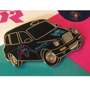 2012 London Taxi Olympic Pin ~ Wrestling